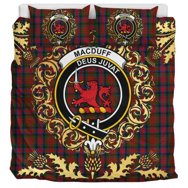MacDuff 03 Tartan Crest Bedding Set - Golden Thistle Style Hot on Sale - Image 3