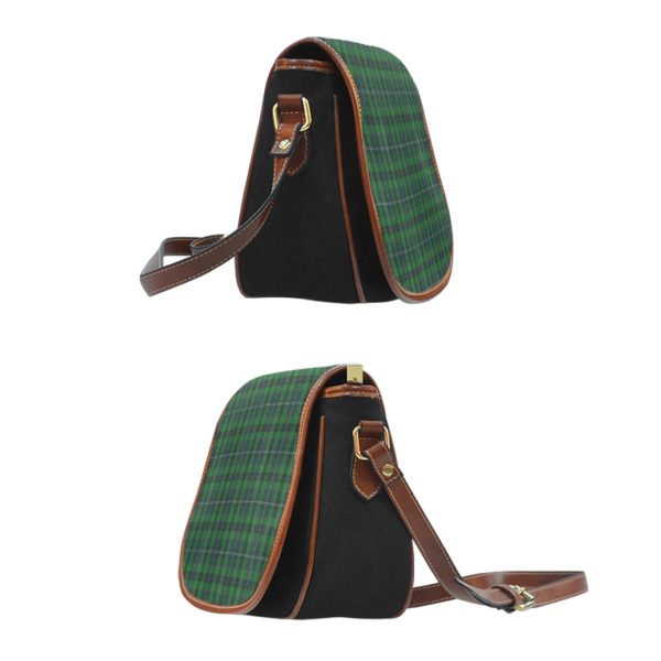 Linden Tartan Saddle Handbags Fashion - Image 2