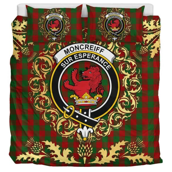 Moncrieff 02 Tartan Crest Bedding Set - Golden Thistle Style Online Sale - Image 3