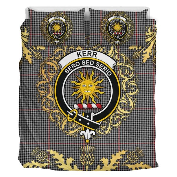 Kerr Shepherd Tartan Crest Bedding Set - Golden Thistle Style For Cheap - Image 2