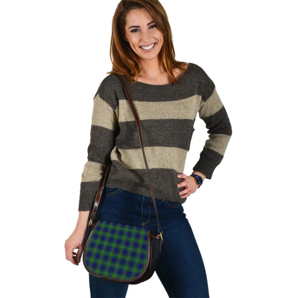 Oliphant Modern Tartan Saddle Handbags Cheap - Image 4