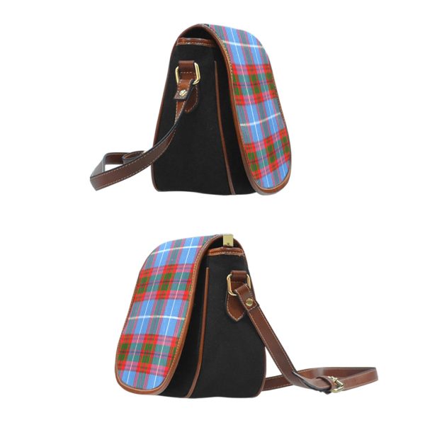 Newton Tartan Saddle Handbags For Sale - Image 2