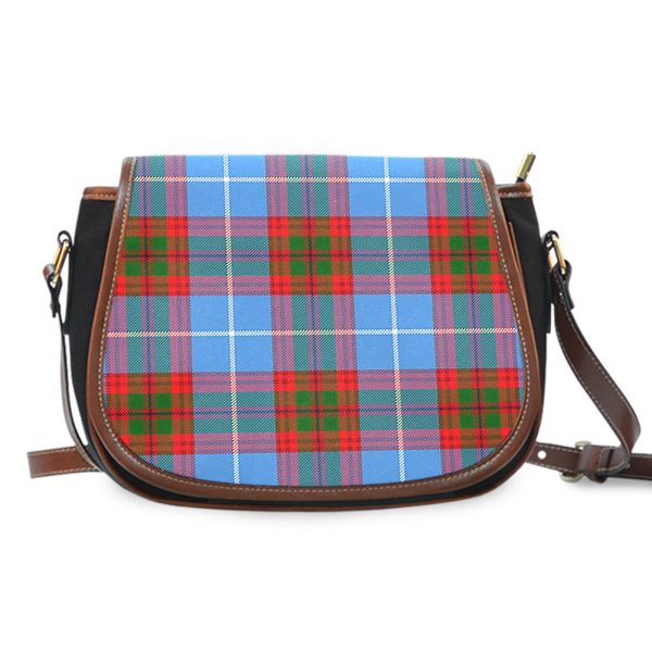 Newton Tartan Saddle Handbags For Sale