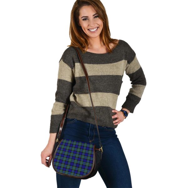 Arbuthnot Modern Tartan Saddle Handbags For Discount - Image 4