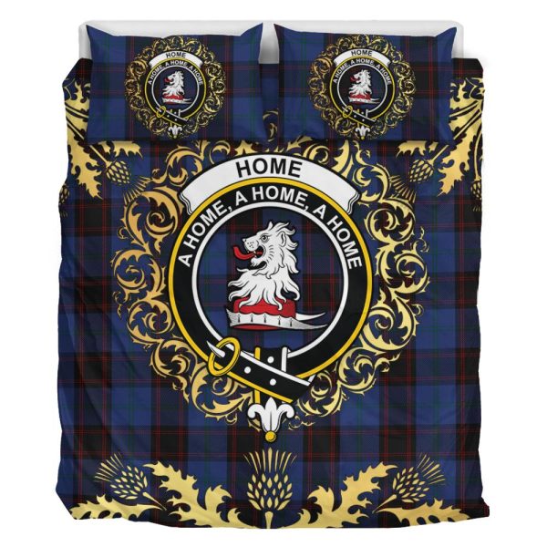 Home (Hume) Tartan Crest Bedding Set - Golden Thistle Style on Sale - Image 2