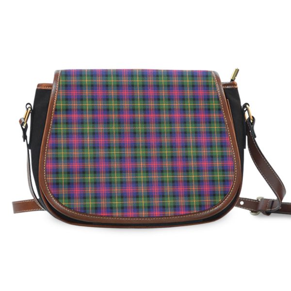 Logan Modern Tartan Saddle Handbags For Sale
