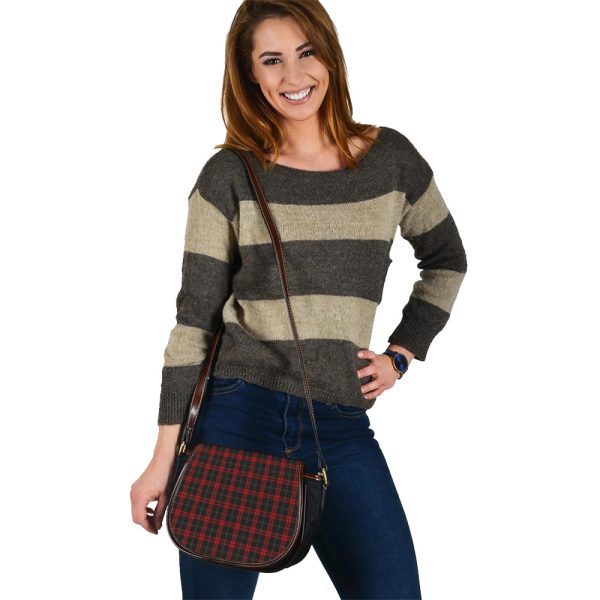 Harvie Tartan Saddle Handbags Cheap - Image 4