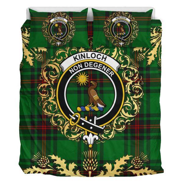 Kinloch Tartan Crest Bedding Set - Golden Thistle Style Hot on Sale - Image 2