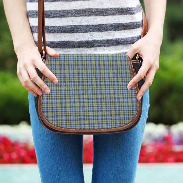 Campbell Faded Tartan Saddle Handbags Fashion - Image 3