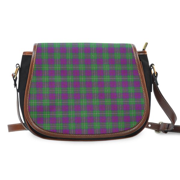 Singh Tartan Saddle Handbags For Sale
