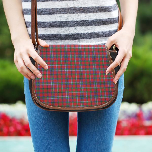 Sinclair Tartan Saddle Handbags For Sale - Image 3