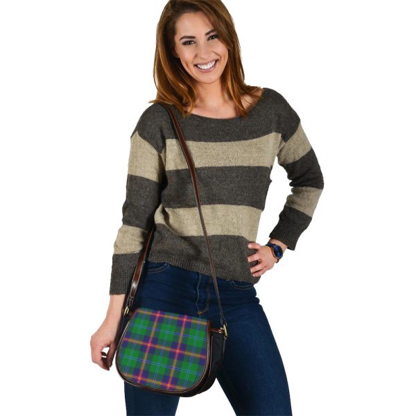 Young Modern Tartan Saddle Handbags Cheap - Image 4