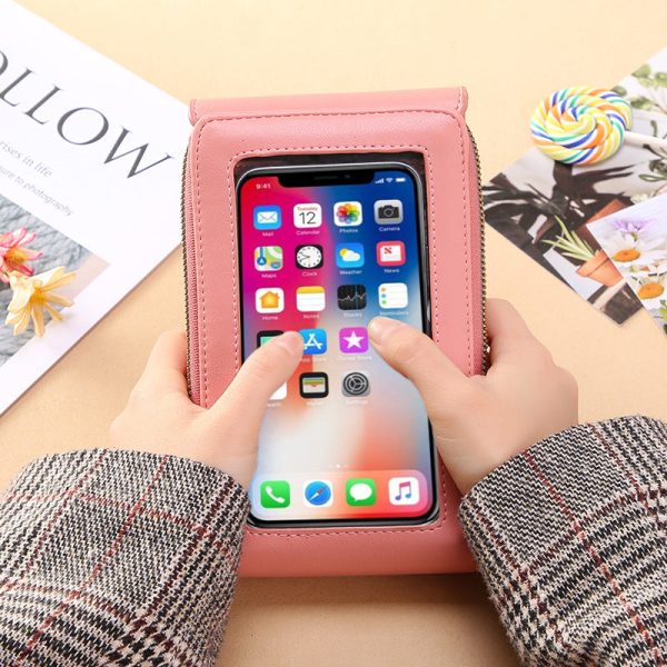 Women Bags Wallet Touch Screen Phone Crossbody Shoulder Strap Handbag Online now - Image 2