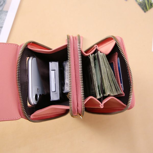 Women Bags Wallet Touch Screen Phone Crossbody Shoulder Strap Handbag Online now - Image 3