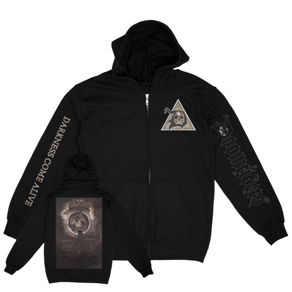 Doomriders  Triangle Eye  Black Zip Up For Cheap