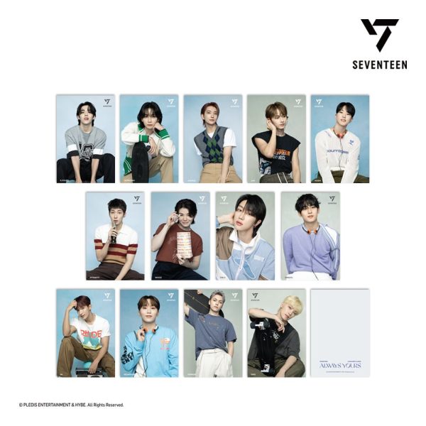 SEVENTEEN - [ALWAYS YOURS] 3D LENTICULAR POSTCARD SEASON 2 Fashion